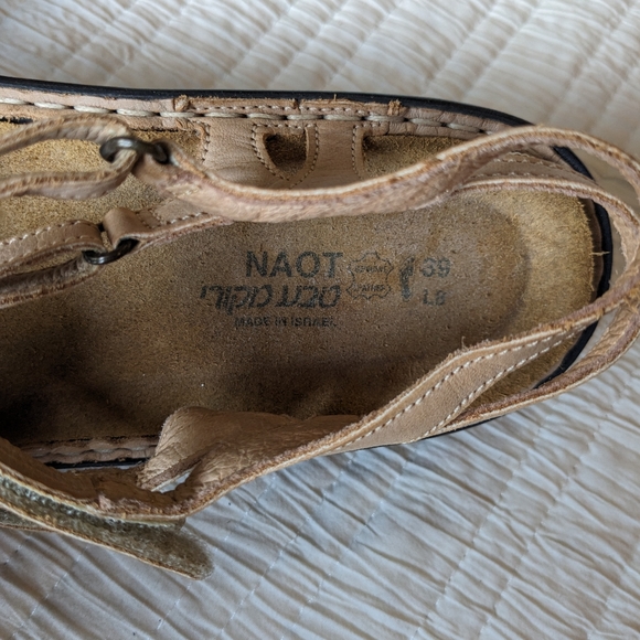 NAOT Size 39 Leather Sandals - Picture 5 of 5